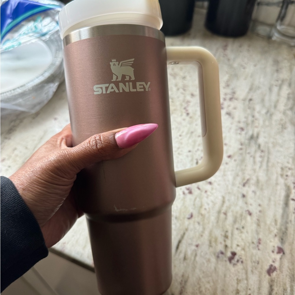 Stanley Metallic Pink Travel Mug